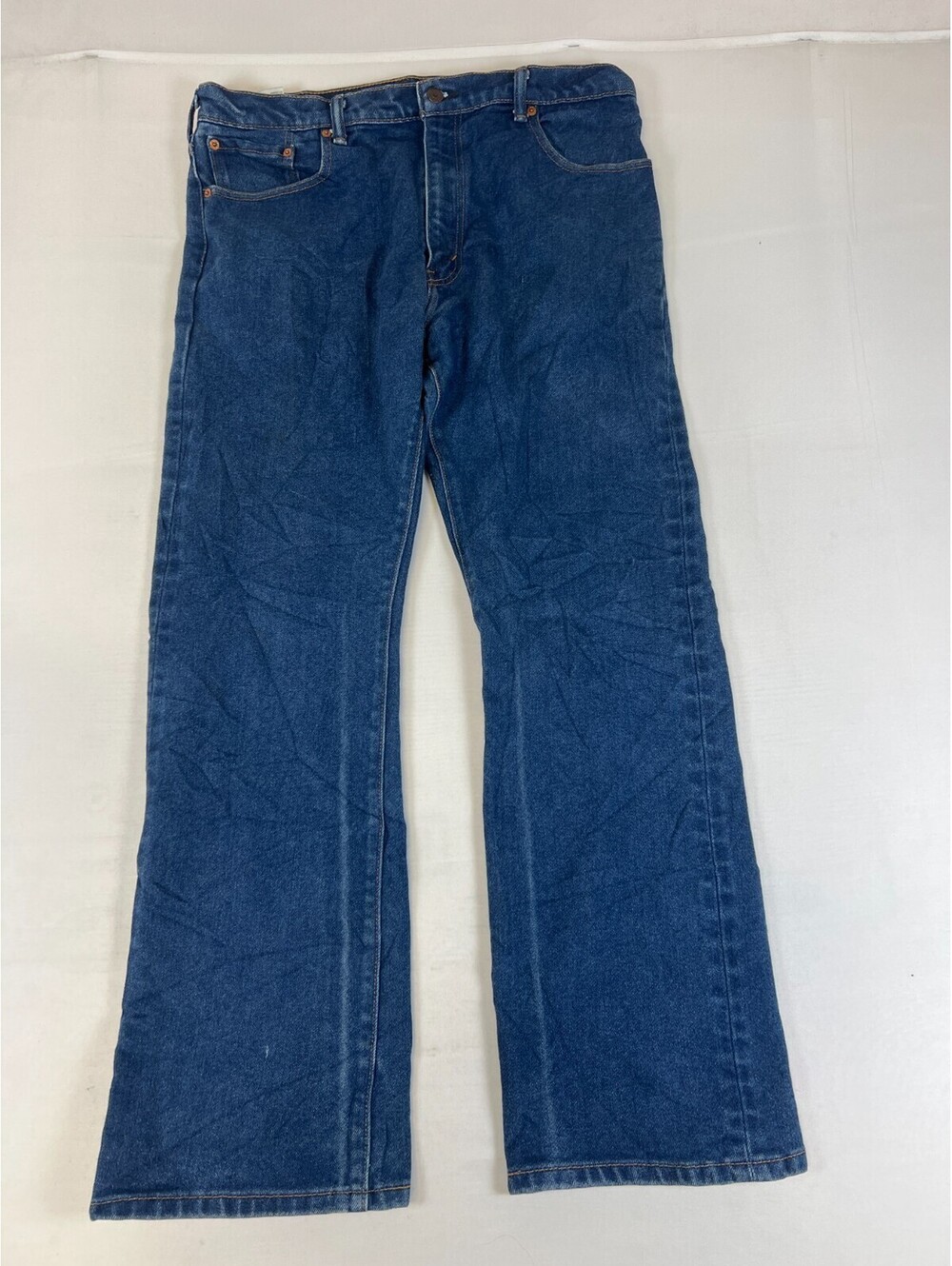 Levi's Men Size 38x32 Bootcut Blue Denim Jeans 517 Original Fit Classic